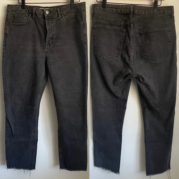 Topshop moto black high rise slim jeans size 32 - Picture 1 of 12